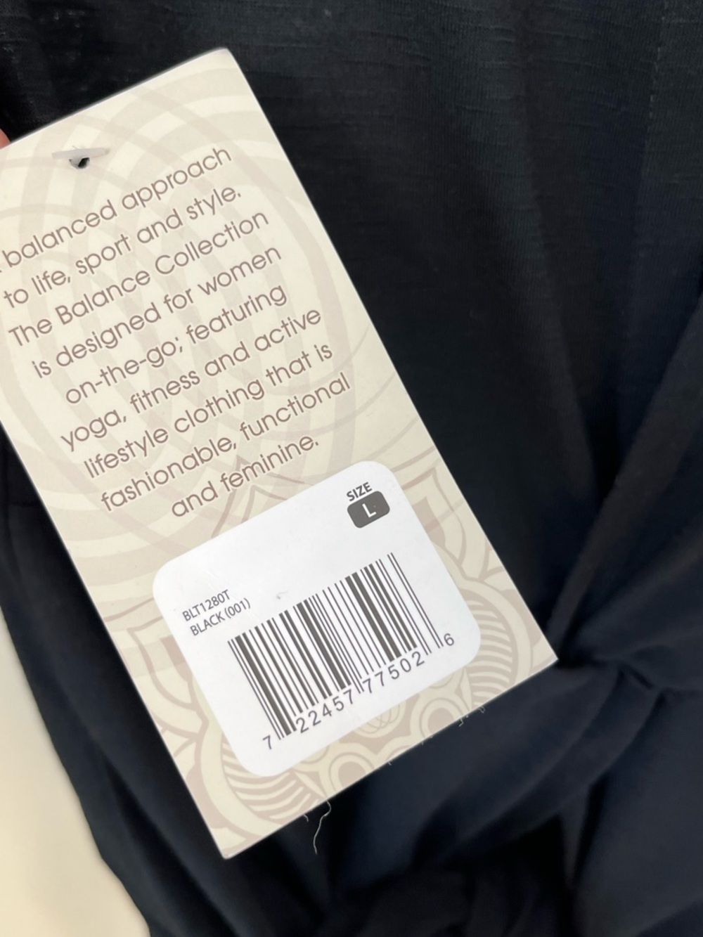 Balance Collection Open Back Long Sleeve Top - Picture 6 of 6